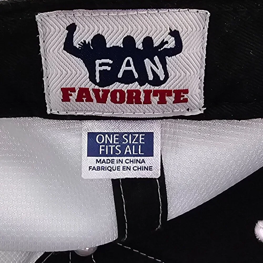 Chicago Cubs Hat - Adjustable Strap Baseball Cap‎ Blue White Fan Favorite OSFA